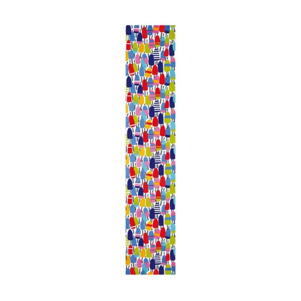Colorful Buoys Cotton Table Runner, Kate Nelligan Design
