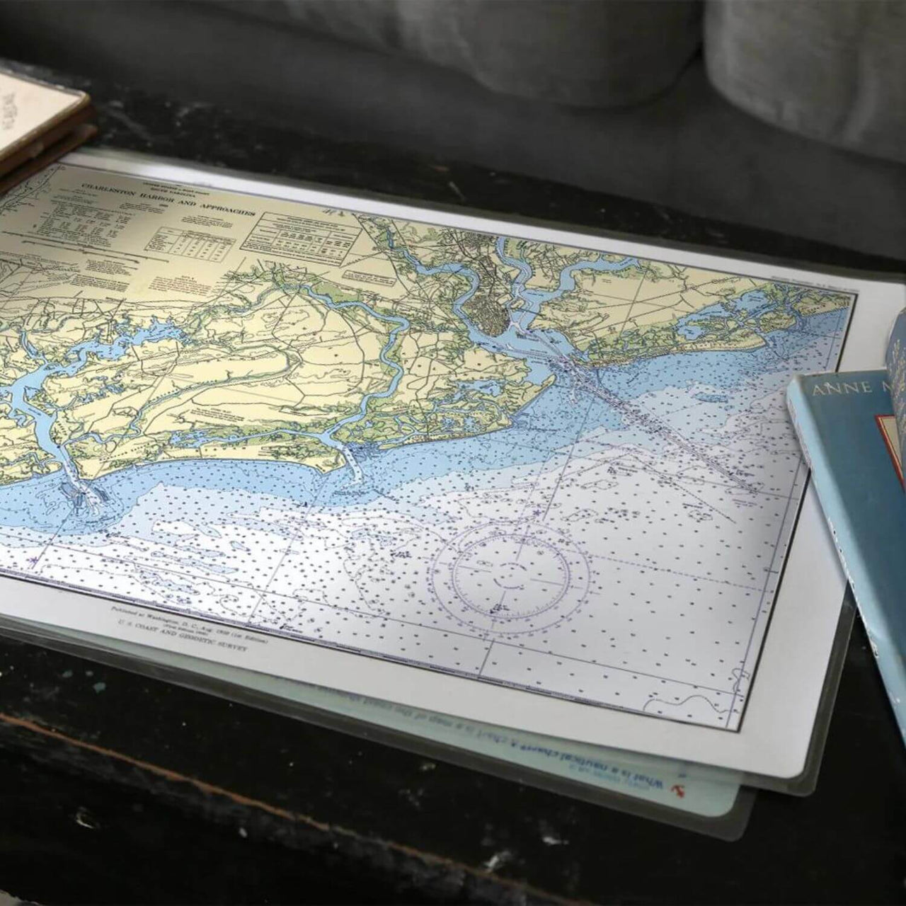 Nautical Chart Placemats, Locations in South Carolina