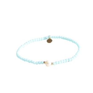 Chill and Shimmer Vibes Pearl Bracelet