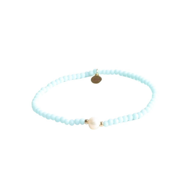 Chill and Shimmer Vibes Pearl Bracelet