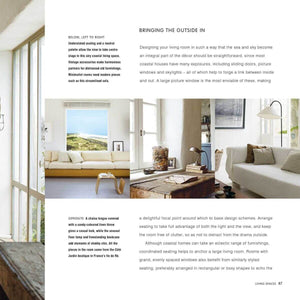 "Coastal Blues" Hardcover Book by Sally Hayden & Alice Whately, Interior design magazine, 160 page coastal home decor ideas