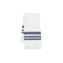 Indigo Striped Kitchen Dish Towels, 18" x 27", Coastal Dish Towel