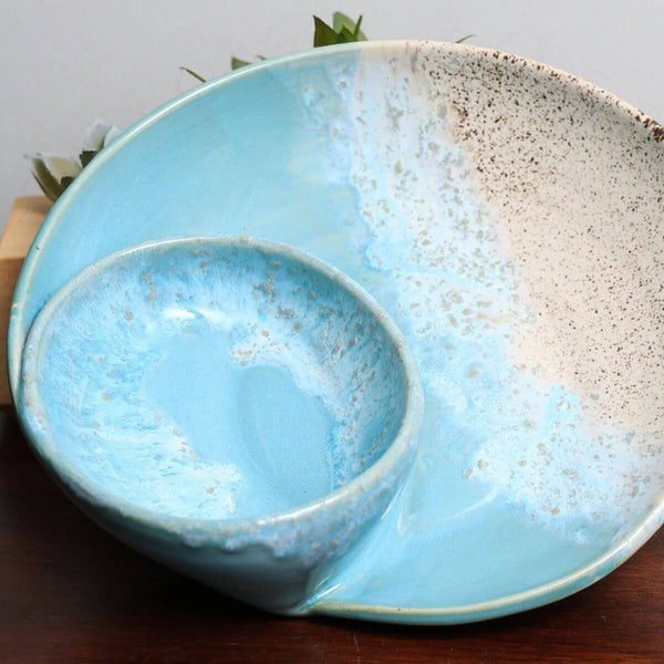 Handcrafted Coastal Swirly Bowls, Decorative Bowl New England Trading Co