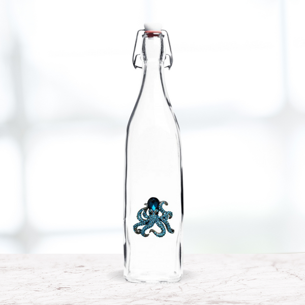 Coastal Jeweled Octopus Swing Top Bottle