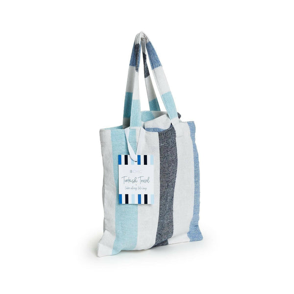 Coastal Stripes Turkish Towel in a Bag