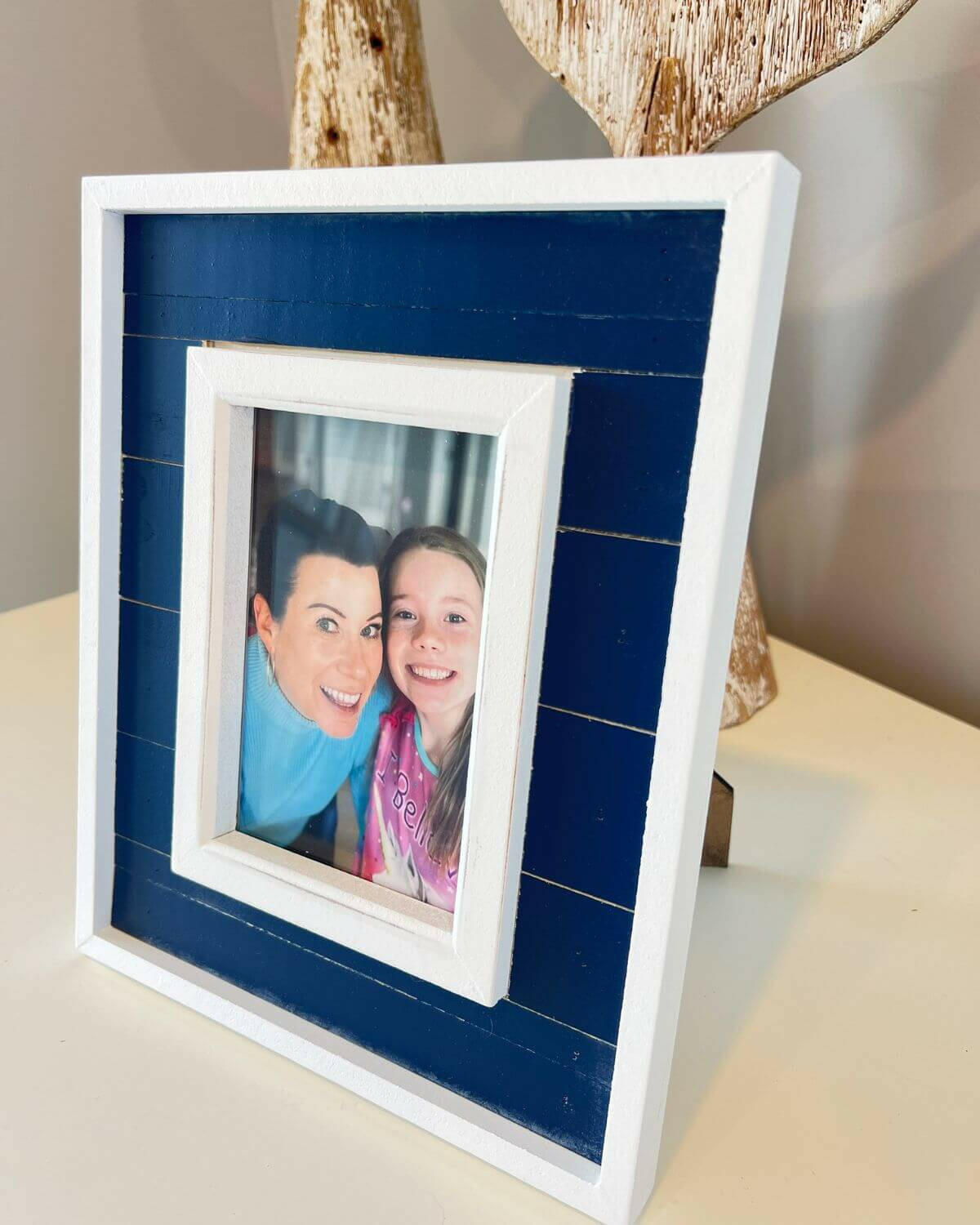 Coastal Style Shutter Frames, Navy