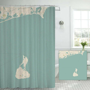 Nautical Chart Curtains, Locations in Rhode Island