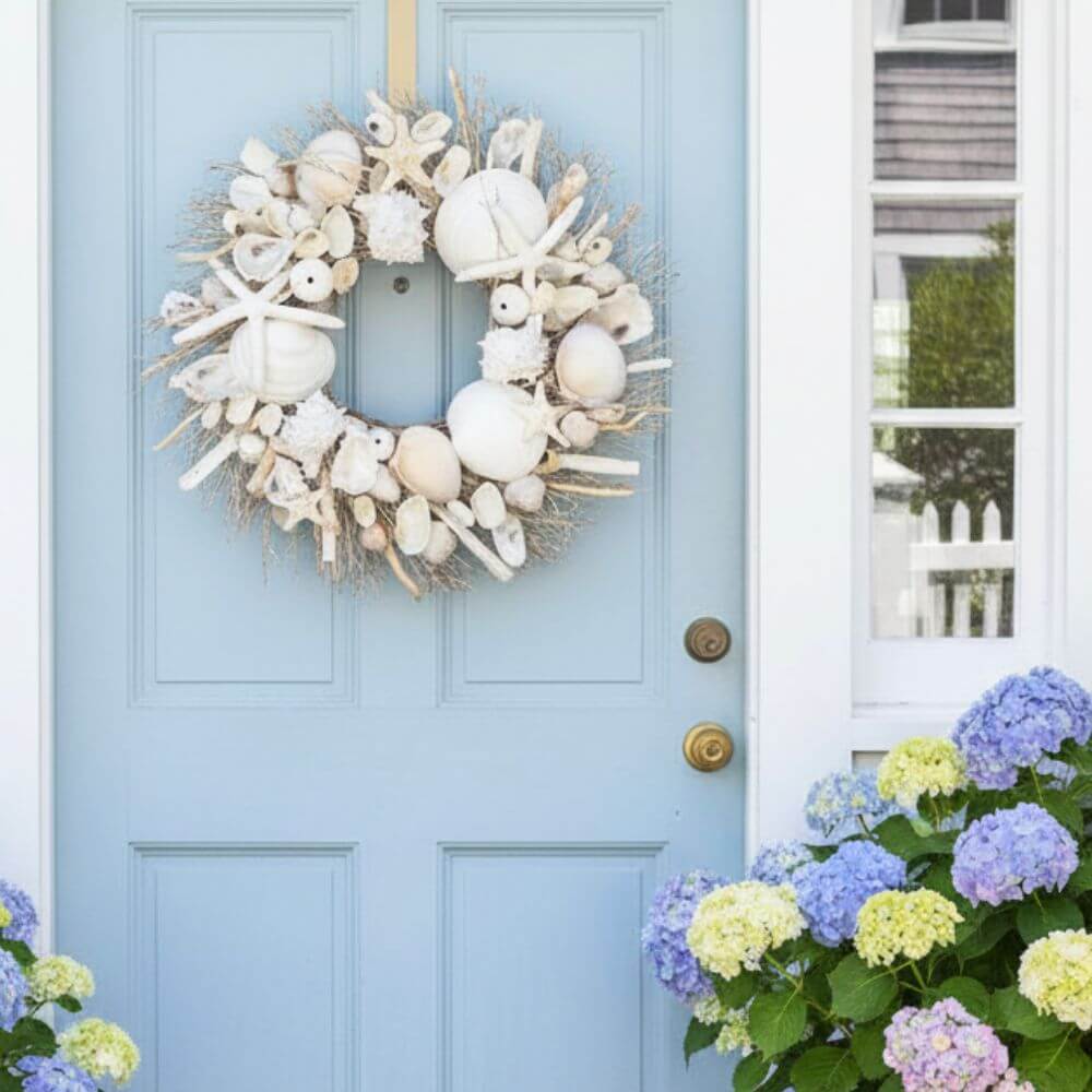 Seashell Front Door Wreaths | 19
