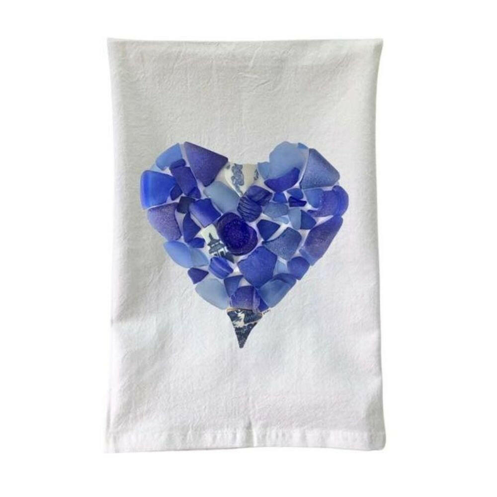 Cobalt Sea Glass Towel