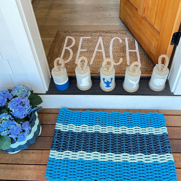 Heavy Concrete Doorstop, Iconic Buoy Door Stoppers