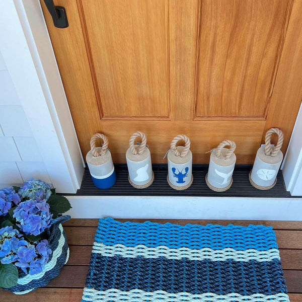 Heavy Concrete Doorstop, Iconic Buoy Door Stoppers