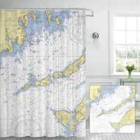Thumbnail for Nautical Chart Curtains, Locations in Massachusetts