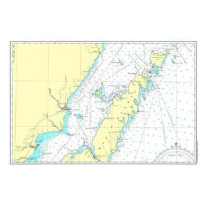Nautical Chart Placemats, Locations in Wisconsin