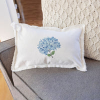 Thumbnail for Endless Summer Hydrangea Lumbar Pillow, 12 x 18