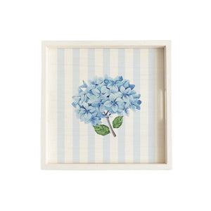 Endless Summer Hydrangea Wooden Serving Tray