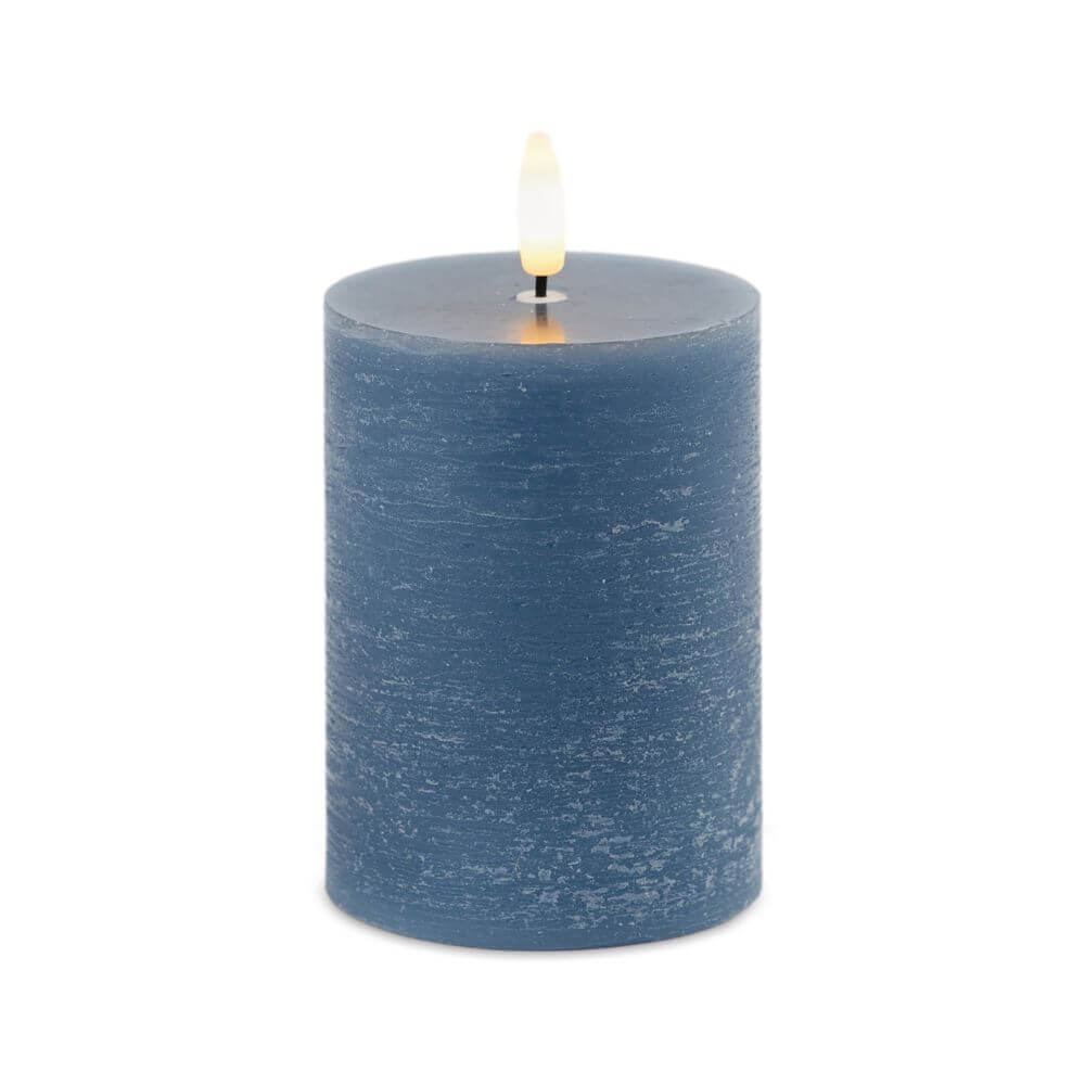 Enduring Flameless Candle, Navy