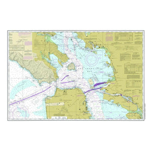 Nautical Chart Placemats, Locations in California