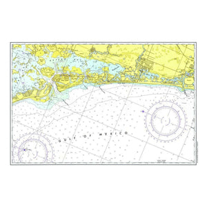Nautical Chart Placemats, Locations in Florida