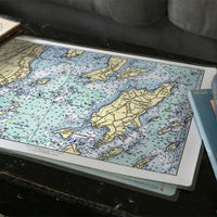 Thumbnail for Nautical Chart Placemats, Locations in Maine