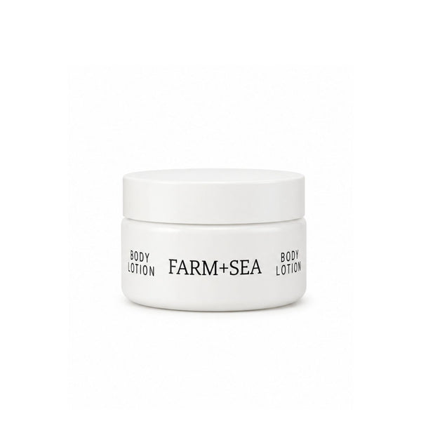 Farm + Sea Body Lotion 2 Oz Jar, Coastal Bath and Body Care