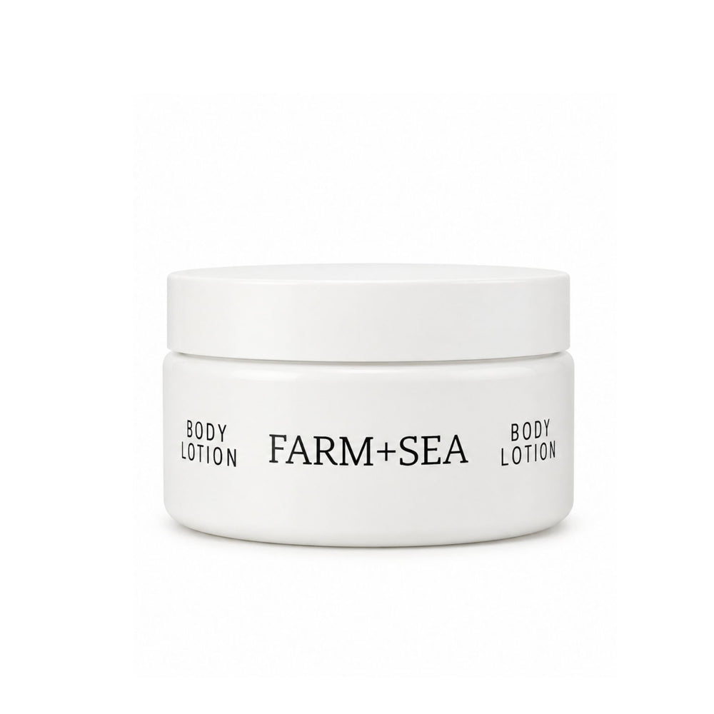 Farm + Sea Body Lotion 8 Oz Jar, Coastal Bath and Body Care