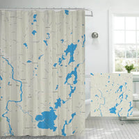 Thumbnail for Nautical Chart Curtains, Locations in Maine
