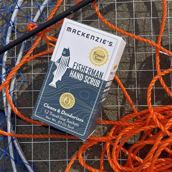 Fisherman Hand Scrub Travel Sized Sachets 12 in each box