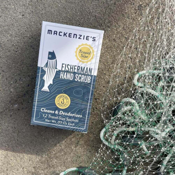 Fisherman Hand Scrub Travel Sized Sachets 12 in each box