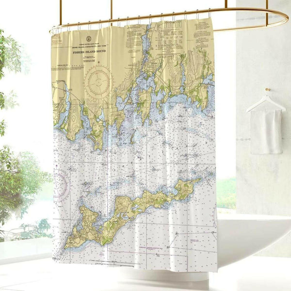 Nautical Chart Curtains, Locations in New York