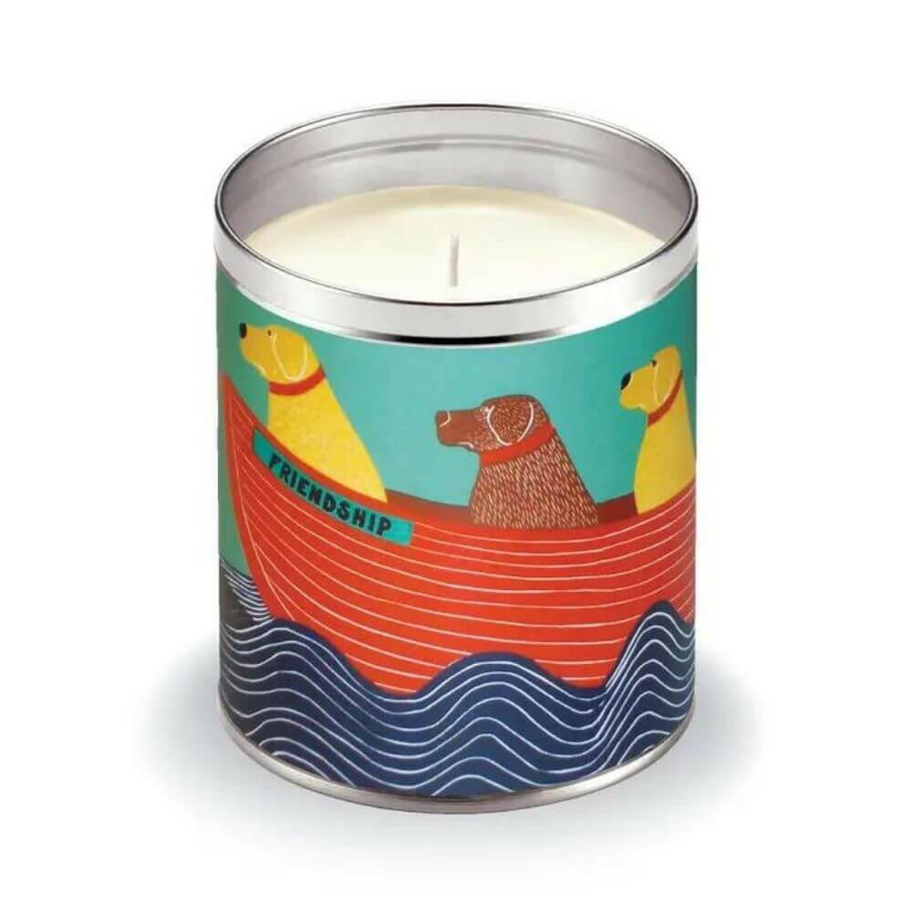 "Friendship" Candle, Stephen Huneck Design, Ocean Scent