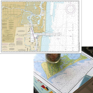 Nautical Chart Placemats, Locations in Florida