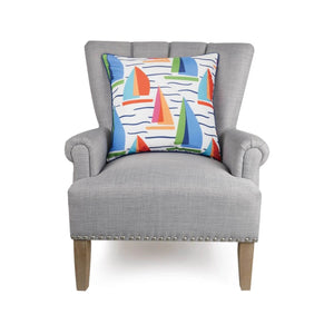 Sail Away Throw Pillow, Kate Nelligan Design