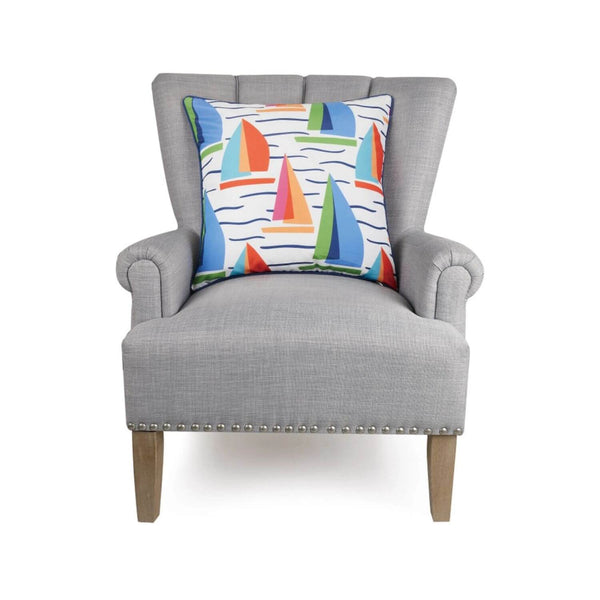 Sail Away Throw Pillow, Kate Nelligan Design