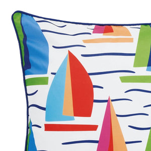 Sail Away Throw Pillow, Kate Nelligan Design