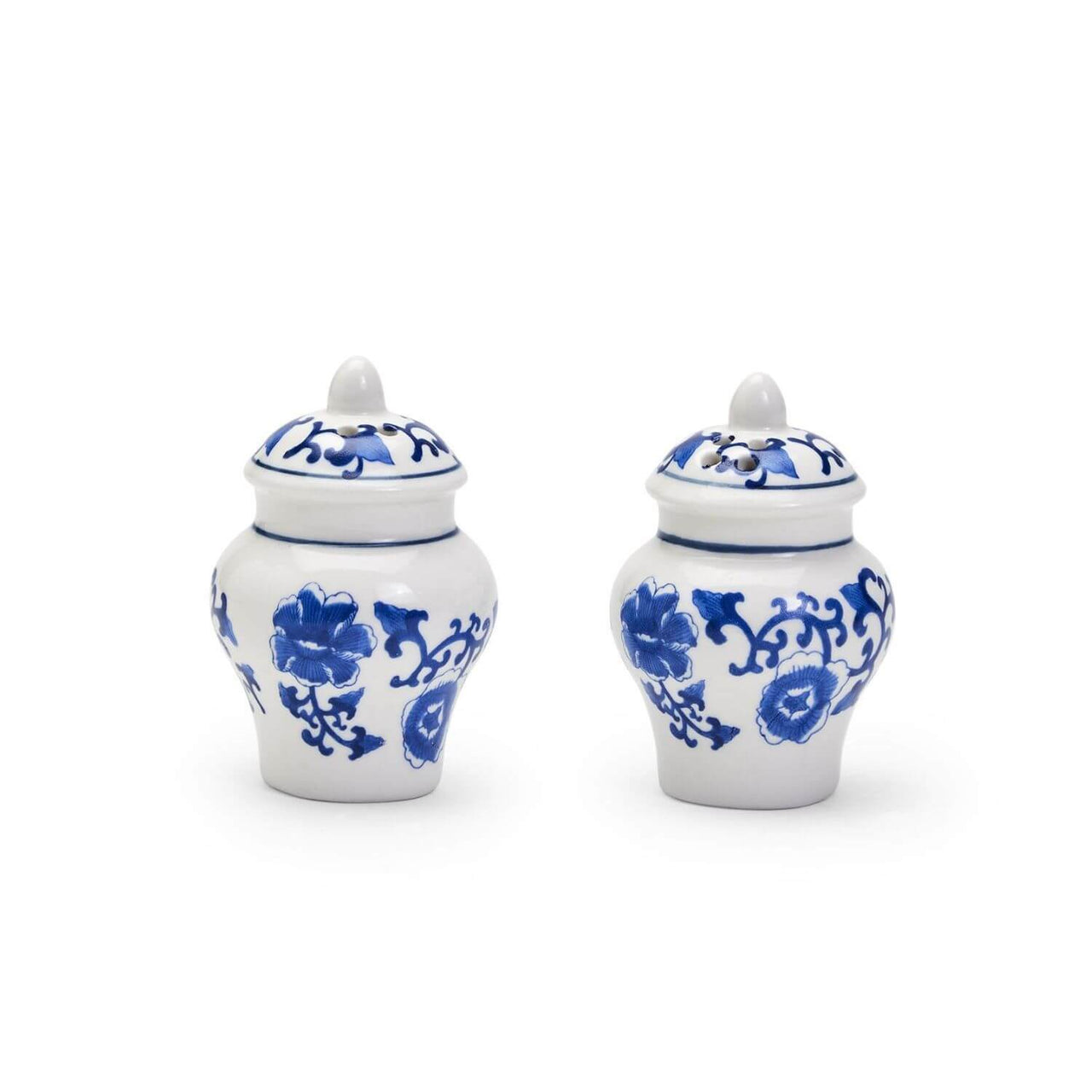 Ginger Jar Salt and Pepper Shaker Set, Blue and White