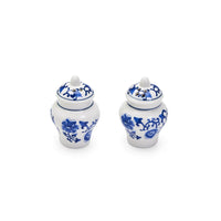 Thumbnail for Ginger Jar Salt and Pepper Shaker Set, Blue and White