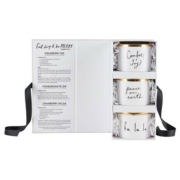 Eat, Dip & Be Merry Holiday Dip Bowl Gift