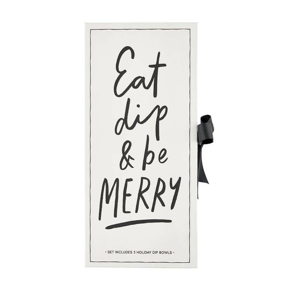 Eat, Dip & Be Merry Holiday Dip Bowl Gift