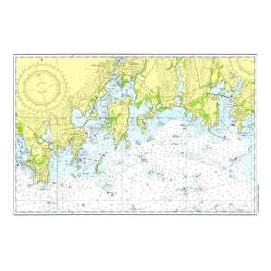Nautical Chart Placemats, Locations in Connecticut