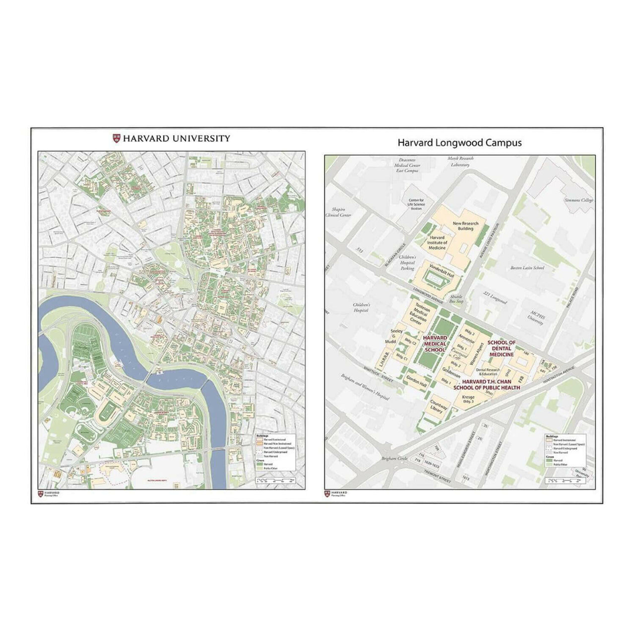 Nautical Chart Placemats, Locations in Maine