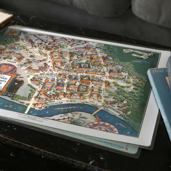Nautical Chart Placemats, Locations in Massachusetts
