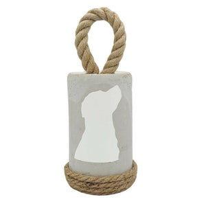 Heavy Concrete Doorstop, Iconic Buoy Door Stopper, Dog