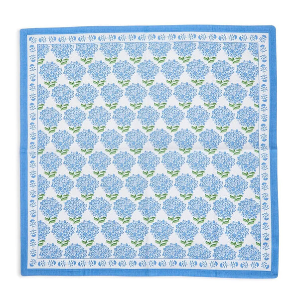 Hydrangea Cotton Napkins, Set of 4