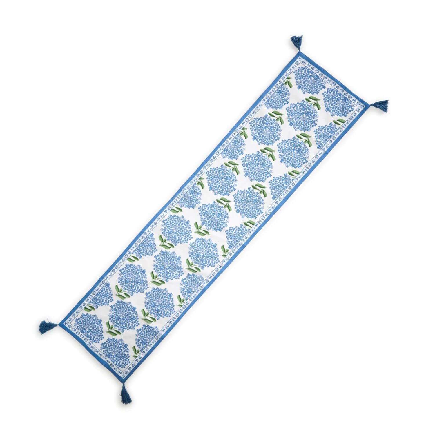 The New England Trading Company Hydrangea Table Runner
