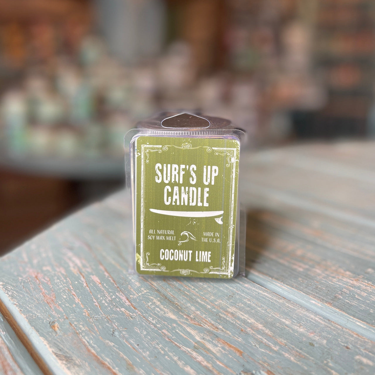 Coconut Lime Mason Jar Candle - Original Collection Mason Jar Candle Surf's Up Candle Wax Melt  