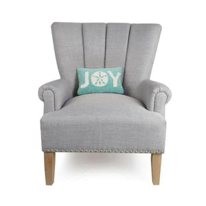 Joy Sand Dollar Hook Pillow, 8 x 12