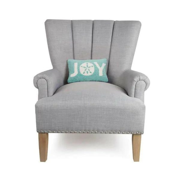 Joy Sand Dollar Hook Pillow, 8 x 12