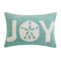 Thumbnail for Joy Sand Dollar Hook Pillow, 8 x 12