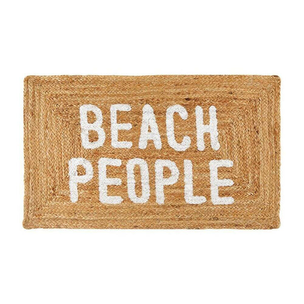 Jute Mat, Door Mat, Beach People