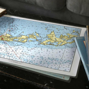 Nautical Chart Placemats, Locations in Florida